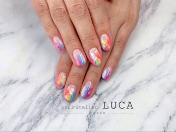 W-89 ネオンニュアンスネイル