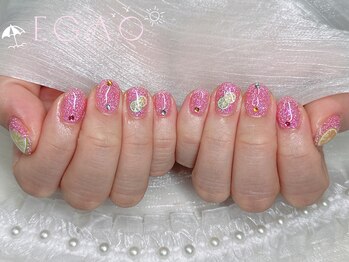 エガオネイルサロン 錦糸町店(EGAO NAIL SALON)/ラメワンカラー