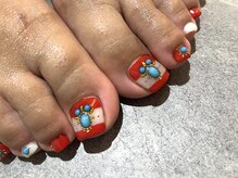 プロテア(protea)/ターコイズネイル