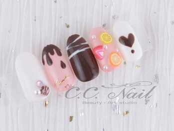 シーシーネイルサロン 池袋(C.C.Nail salon)/チョコネイル.
