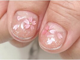 桜ホログラムネイル★