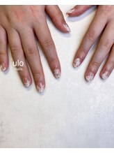 ウロネイルズ(ulo nails)/ブライダルネイルにレースネイル