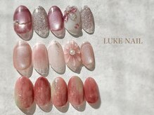 ルークネイル(LUKE NAIL)/トレンド春ネイル　桜ネイル