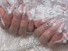 《平日限定》人気No.1☆チップ長さ出し＋アートし放題￥10000