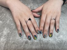 チアフル ネイルアンドアイラッシュ(cheerful)/アートなニュアンスマーブル