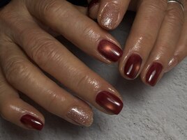 マグネットネイルデザイン