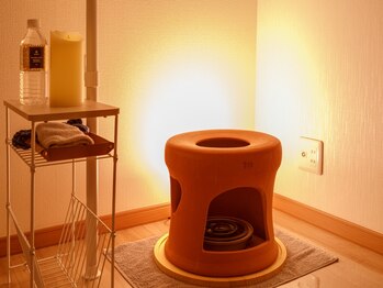 シュシュ 岸和田(chouchou)の写真/《冷えや女性特有のお悩みに》心と体が整うお好みのハーブを入れてのよもぎ蒸し*内側から変わる贅沢時間を!