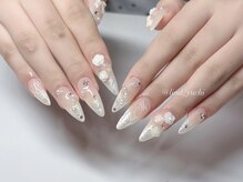 リンドネイル バイ モカ アンド ララ(Lind nail by moca and LaLa)/【yuchi】バラネイル