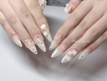 リンドネイル バイ モカ アンド ララ(Lind nail by moca and LaLa)/【yuchi】バラネイル