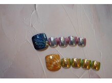 ネイルサロン ブリオン(Nail Salon Bullion)/ピーコックマグネットネイル