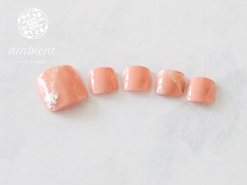 ネイルスタジオ アンビエント 表町店(Nail Studio ambient)/フットネイル ハートネイル