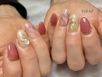 トパーズ 恵比寿(TOPAZ)/大人ニュアンス［恵比寿ネイル］