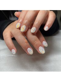 うるうるオーロラネイル