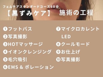 イベリス バイ プロデュース 町田店(Iberis by Produce)/【黒ずみケア】施術の工程