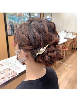 アトリエはるか コトチカ京都/お呼ばれシニヨン☆