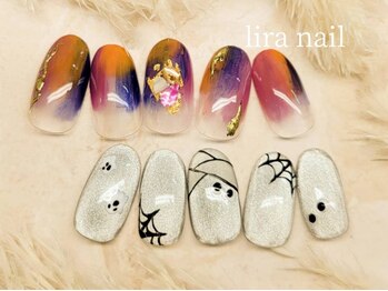 リラネイル(lira nail)の写真/持ち込み初回オフ無料♪華やかに鮮やかなネイルを◎パラジェルカラー全色取り揃えでお好きな色を選べます！