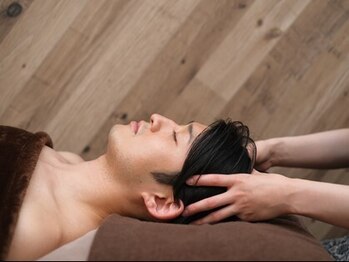 グレースフィオーレ 南越谷店(gracefiore)の写真/男性人気No.1！19時受付OK！小顔矯正×育毛促進頭皮スパ×超音波×首肩リンパで清潔感UP！しっかり120分