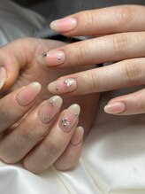 フラビアネイル(FLAVIA'S NAIL)/チーク×リボン♪