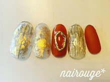 ネイル―ジュ 札幌大通店(nairouge*)/秋☆ニュアンスネイル♪