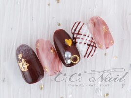 チェックネイル.