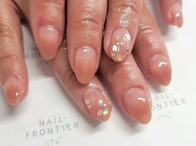 ネイルフロンティア 吉祥寺(NAIL FRONTIER)/カラグラ桜ネイル5480円～