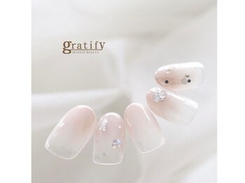 グラティフィー 梅田店(gratify)/【大人上品ネイル】