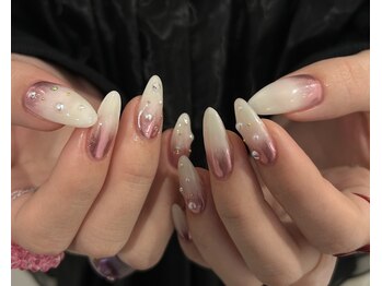 ネイル アバンス 西梅田店(Nail AVANCE.)/ミラーネイル