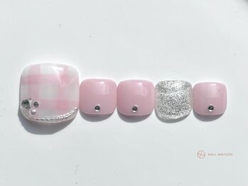 ピンクチェック￥7500