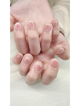 ブリスネイル(Bliss Nail)の写真/マグネットネイルによる”ちゅるん”ネイルをご用意♪爪の形やお肌の色に合わせて大人可愛いネイルを提案*