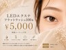 【付け足しLEDエクステ】フラットラッシュ100本¥5000☆束感コーティング付