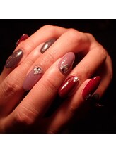 アンシャンテ(En chan te)/定額ネイル くすみカラー