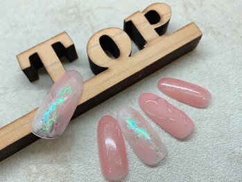 バレンタインハートネイル