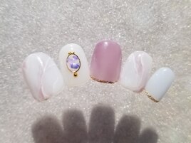 オフィス天然石ネイル5480円～