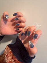 クリア(Clear)/ネイビーマグネット