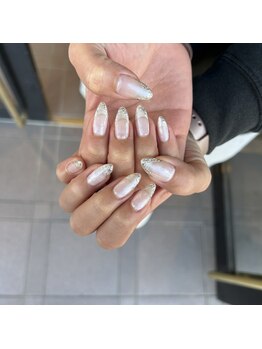 トータルサロン 白べぇーっ プラス/冬ネイル♪