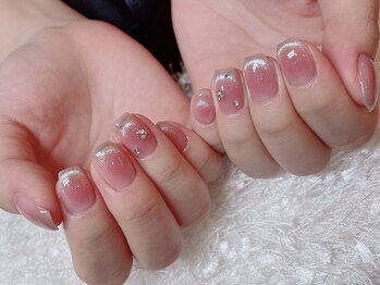 レアネイル 新宿(le'a nail)/マグネットチークネイル