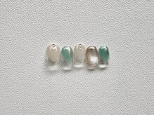 ツーバイ マックスビューティー 下北沢(2by MAX BEAUTY)/塗りかけデザイン　¥6600