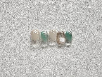 ツーバイ マックスビューティー 下北沢(2by MAX BEAUTY)/塗りかけデザイン ¥6600