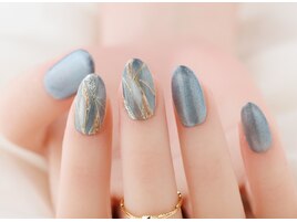 ブルーニュアンスネイル