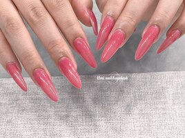 シンプルベージュネイル