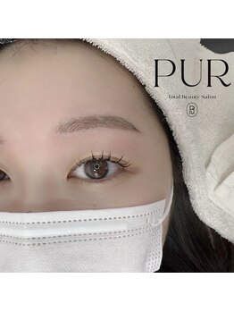 アイラッシュデザイン ピュール 福井店(Eyelash Design PUR)/マツパ/アイブロウWax