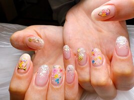 押し花ネイル