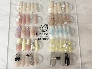 チャロム(Charom)の写真/大人気design多数♪スタッフオススメのアートが可愛すぎる◎ちゅるちゅる系/ワンホンネイルもお任せ★