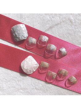 ネイルサロン ブリオン(Nail Salon Bullion)/ラッピングサテンネイル