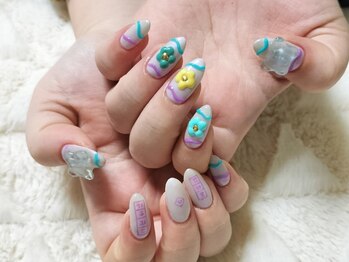 エリーズナードネイルズ(Erie’s Nerd Nails)の写真/持ち込みデザイン、キャラクター模写OK！痛ネイルも大歓迎♪圧倒的な模写技術であなたのやりたいが叶う！