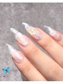 透明感がかわいいたいだいネイル