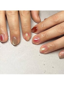 マグネット×チークネイル