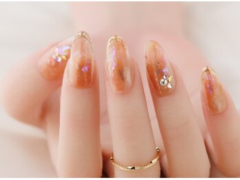 エムスラッシュ ソル センター南(M.SLASH SOL)/夏の大人カジュアルネイル