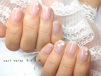 いい女ネイル☆こっそりハート