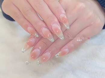 【ガラスフレンチにチーク】